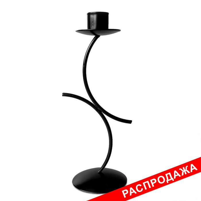 подсвечник буги-вуги черный